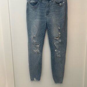 Judy Blue  Distressed Skinny Jeans